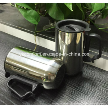 Edelstahl-Reise-Kaffeetasse mit Griff (CL1C-M102)